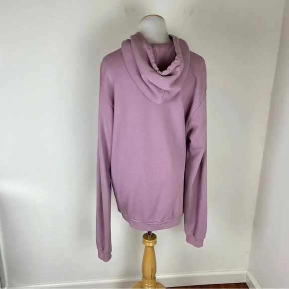 John Elliott Revolve Pink Oversized Sweatshirt Hoodie size Large - Picture 3 of 6